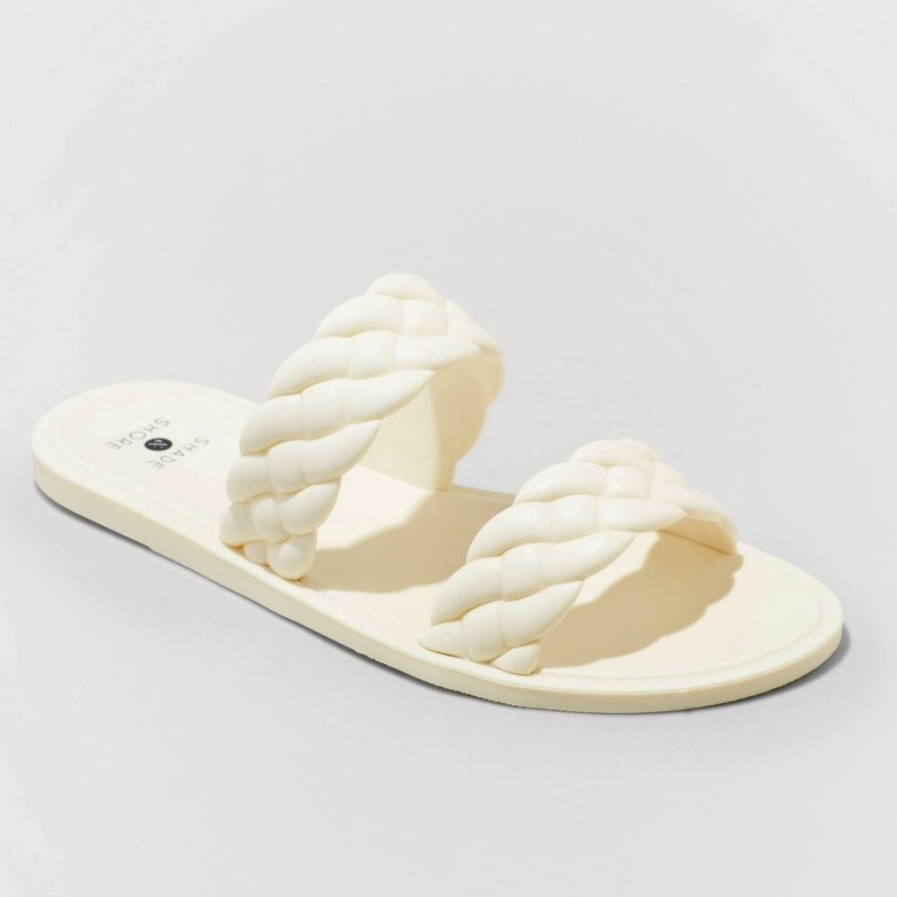 Women's Reign Jelly Sandals Shade & Shore Off-White Size 10